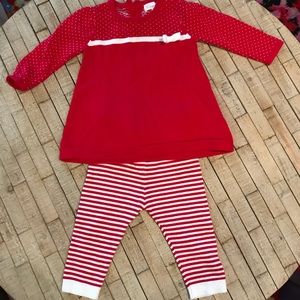 Size 6-12 month baby girl holiday outfit